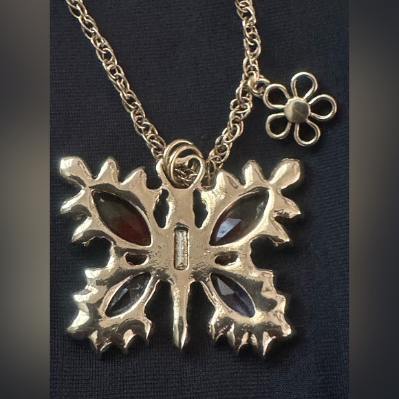 BETSEY JOHNSON SET Love Fest Butterfly Dragonfly Pendant Necklace Set - Picture 5 of 6